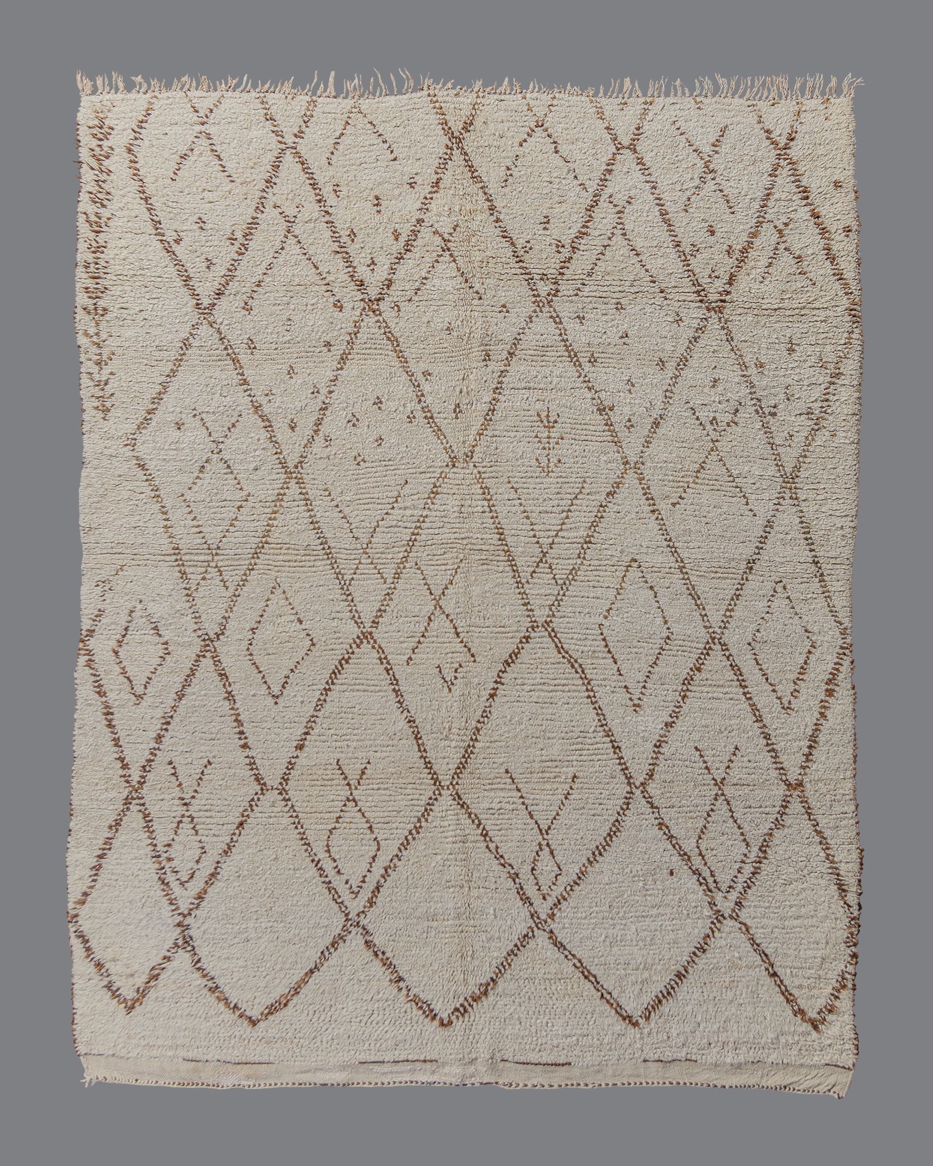 Vintage Moroccan Beni Ouarain Carpet BO_215