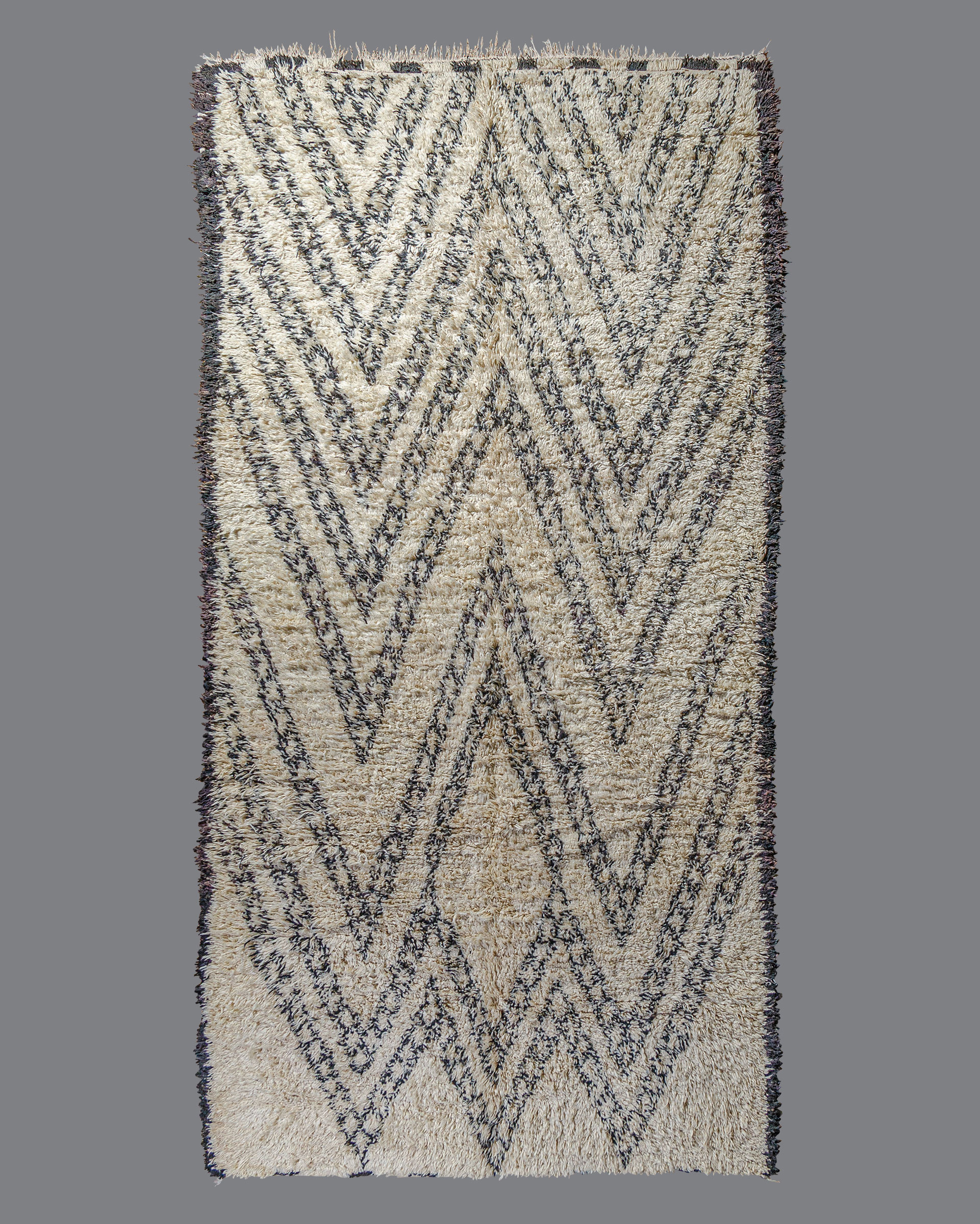 Vintage Moroccan Beni Ouarain Carpet BO_228