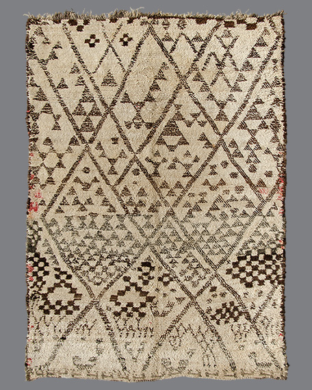 Vintage Moroccan Beni Ouarain Carpet BO_102
