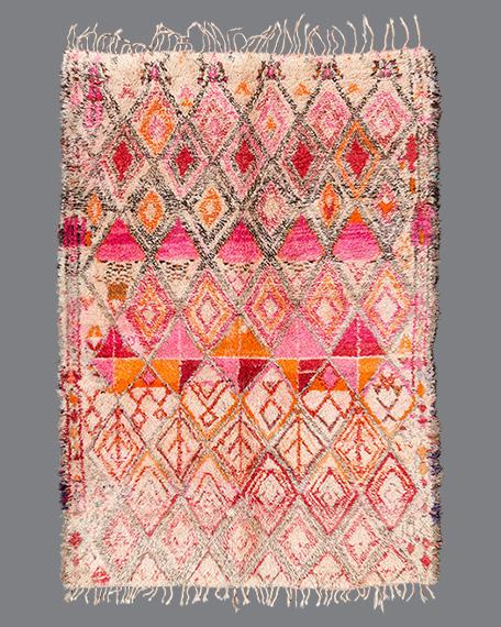 Vintage Moroccan Beni Ouarain Carpet BO_158