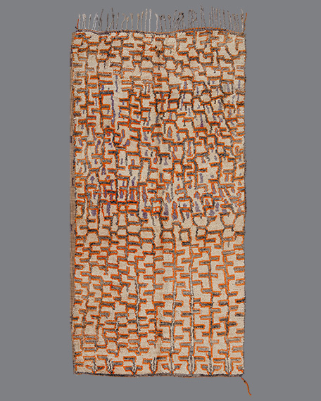Vintage Moroccan Aït Bou Ichaouen Carpet TS67