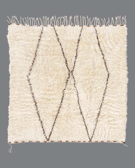Vintage Moroccan Beni Ouarain Carpet BO_171