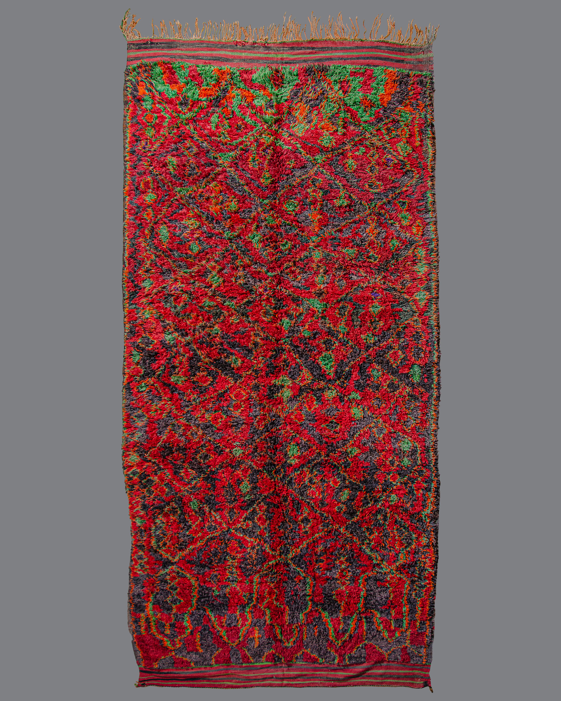 Vintage Moroccan Aït Bou Ichaouen Carpet TS90