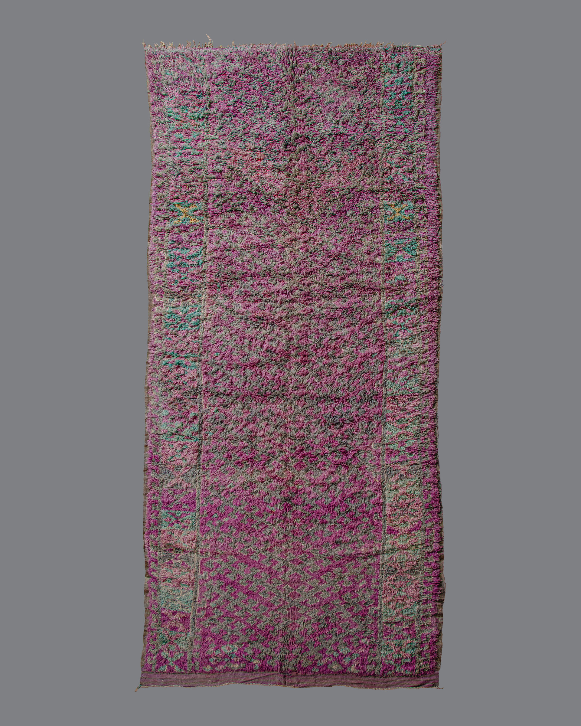 Vintage Moroccan Aït Bou Ichaouen Carpet TS94
