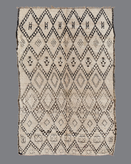 Vintage Moroccan Beni Ouarain Carpet BO_201