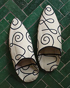 Moroccan Babouches Babouches_Names_Black_White