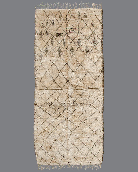 Vintage Moroccan Beni Ouarain Carpet BO80