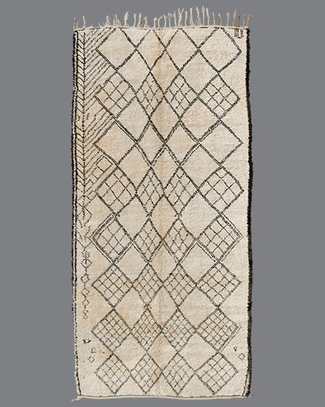 Vintage Moroccan Beni Ouarain Carpet BO83