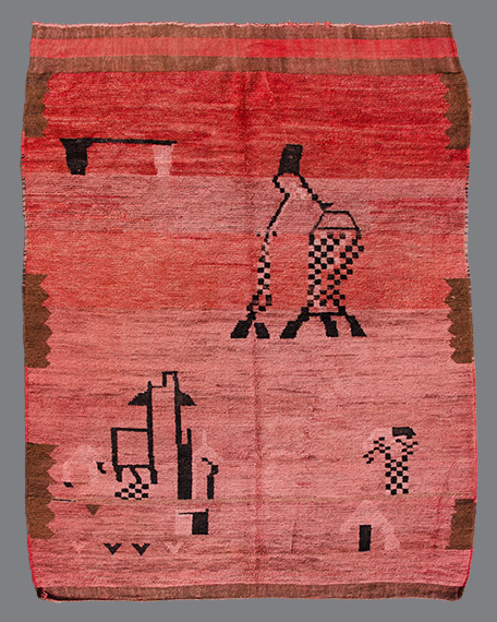 Vintage Moroccan Rehamna Carpet RH06